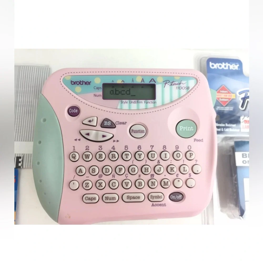 Brother P-Touch 1100SB PT-1100 Label Maker Thermal Printer With New Tape